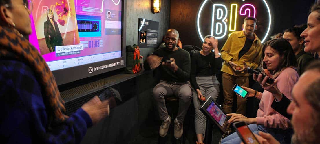 soirée blind test soirée entre amis pièce dédié bam quizz