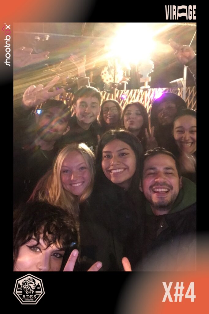 selfie groupe etudiants photo booth ring shootnbox etudiant paris 1 ades sorbonne