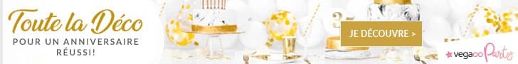 acheter décoration anniversaire pas chère vegaoo party