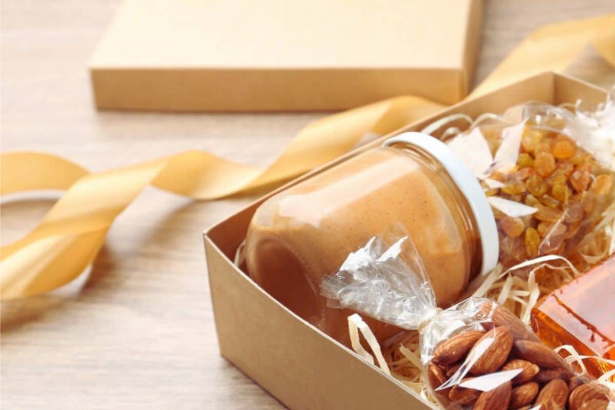 cadeau panier gourmand vegan amande produit naturel