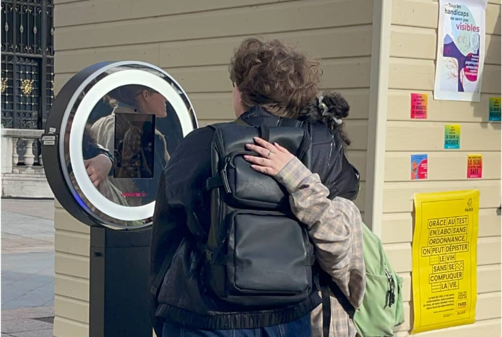bal de l'amour borne photo ring shootnbox selfie duo paris événement hotel de ville mairie place
