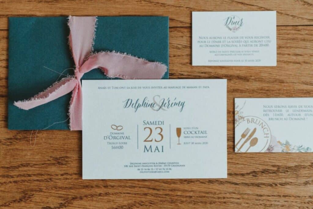 les crâneuses faire part mariage moderne pas cher invitation mariés delphine jérémy