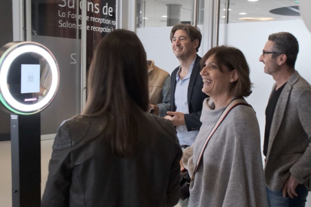 photo booth selfie festibulles équipe shootnbox bordeaux ring