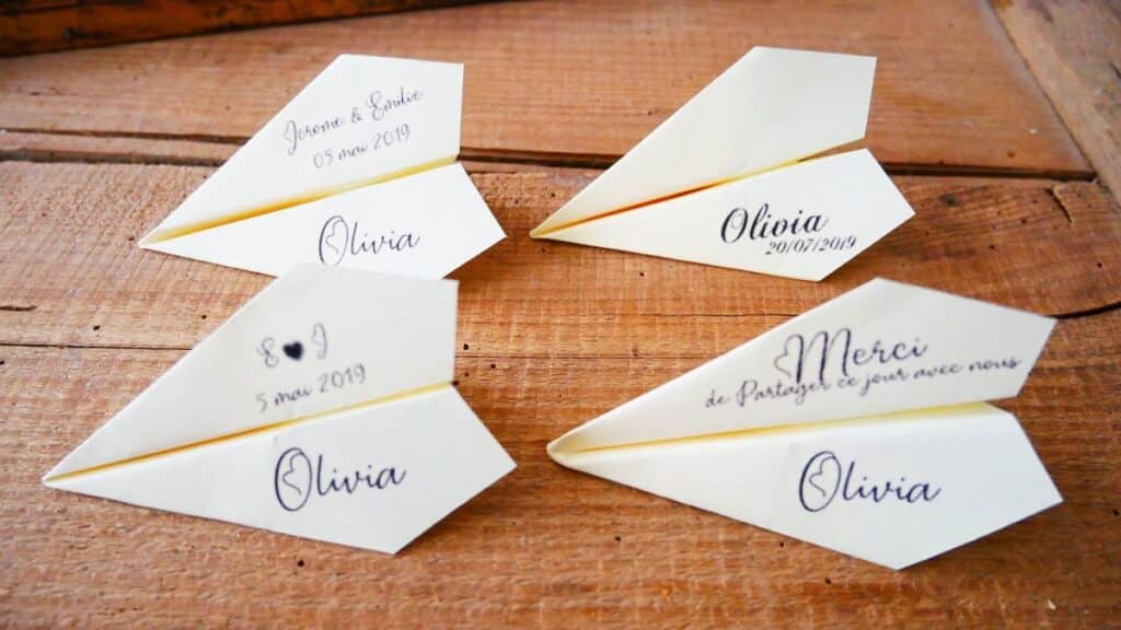 olivia mariage theme voyage deco avion papier remplacement riz rituel sortie des mariés diy