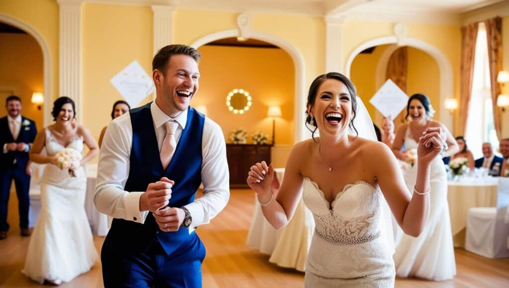 mariés jeux piste cérémonie animation activité amusement jeu elle lui