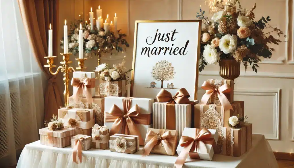 table cadeau mariage de la part des invités déco chic nœuds pastel rose