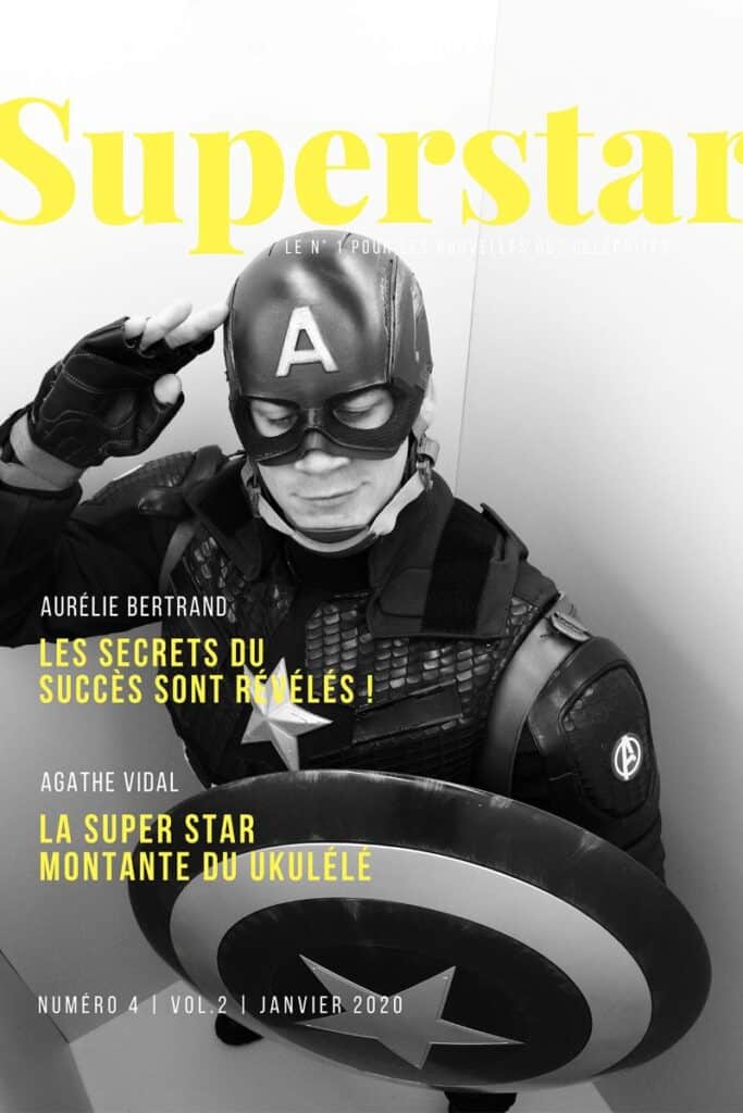 capitaine america photobooth template tirage photo impression papier fashionbox cosplay