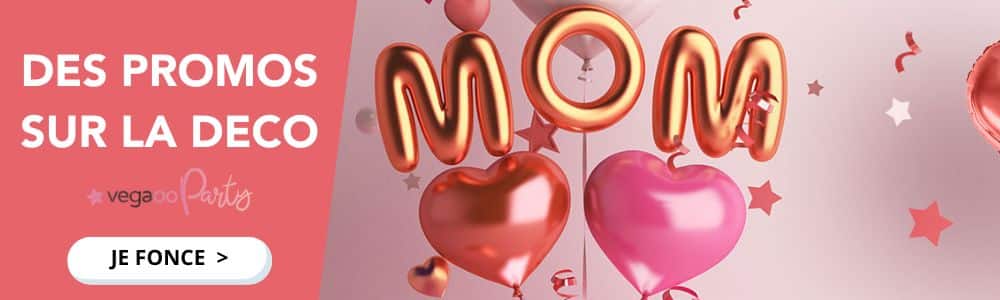 promotions déco fête des mères vegaooparty