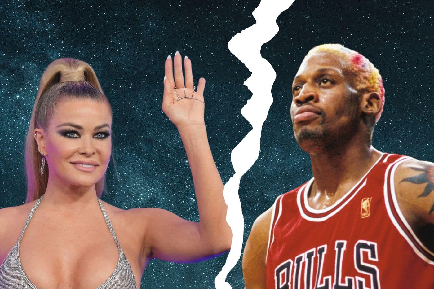 mariage le plus court dennis rodman bulls carmen electra années 90 séparation divorce annulation